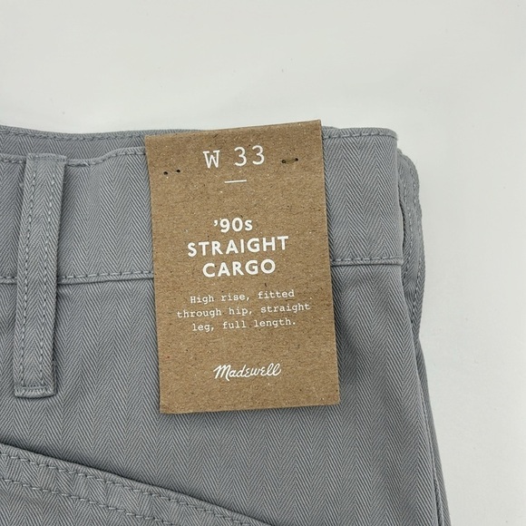 Madewell The Garment-Dyed '90s Straight Cargo Pant in Solstice size 33 NN411 - Picture 8 of 14